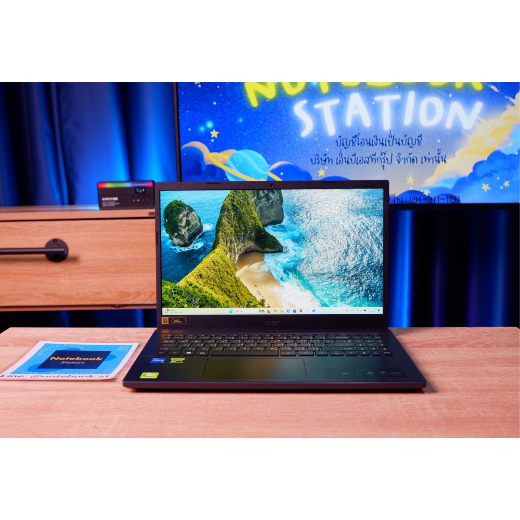 Acer Aspire 7 i5-12450H RTX2050(4BG) RAM8 SSD512 จอ15.6 144Hz FHD สเปคสูง ดีไซน์บางเบาดูทันสมัย เครื