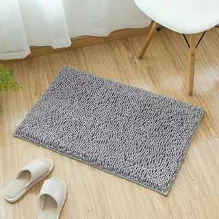 พรมเช็ดเท้าขนหนอน ขนาด 40*60cm,50*80cm ขนหนานุ่มพิเศษ กันลื่น