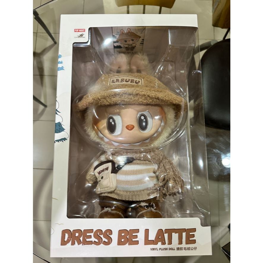 The Monsters | LABUBU | Dress Be Latte ใหม่ Sealed กล่องสวยคม ไม่มีตำหนิ พร้อม Acrylic Case ใส พร้อม