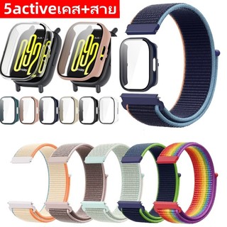【เคส+สาย】 สําหรับ Redmi Watch 5active นาฬิกา สายไนล่อน สายซิลิโคน Redmi watch 5 active ฟิล์ม Redmi watch 5active