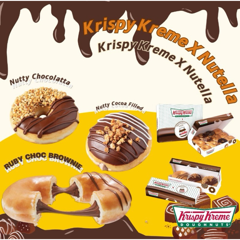พร้อมส่ง Krispy Kreme คริสปี้ครีม โดนัทคริสปี้ครีม โดนัทแสนอร่อย สินค้าสดใหม่ต่อวัน