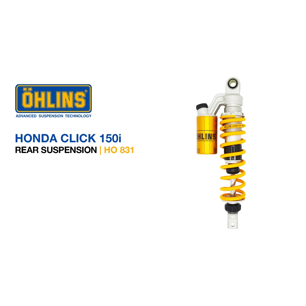 Ohlins โช้คหลัง HO831 Honda Click 150 (2018-2023)