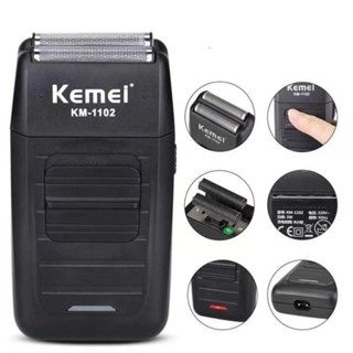 Kemei KM-1102 KM1102 เครื่องโกนหนวดไฟฟ้า เครื่องโกนหนวด