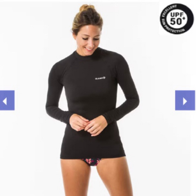 Decathlon OLAIAN เสื้อว่ายน้ำกัน UV SPF 50 Size 2XLใส่ดี ไม่ร้อน