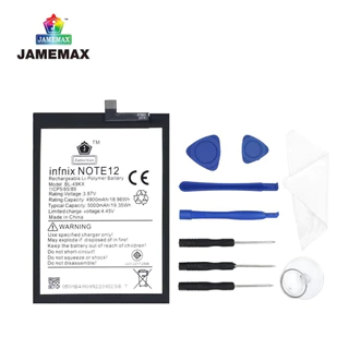 แบตเตอรี่ JAMEMAX รุ่น infinix Note11/Note12/Note12Pro Model: BL-49KX ฟรีชุดไขควง รับประกันฟรี 1 ปี