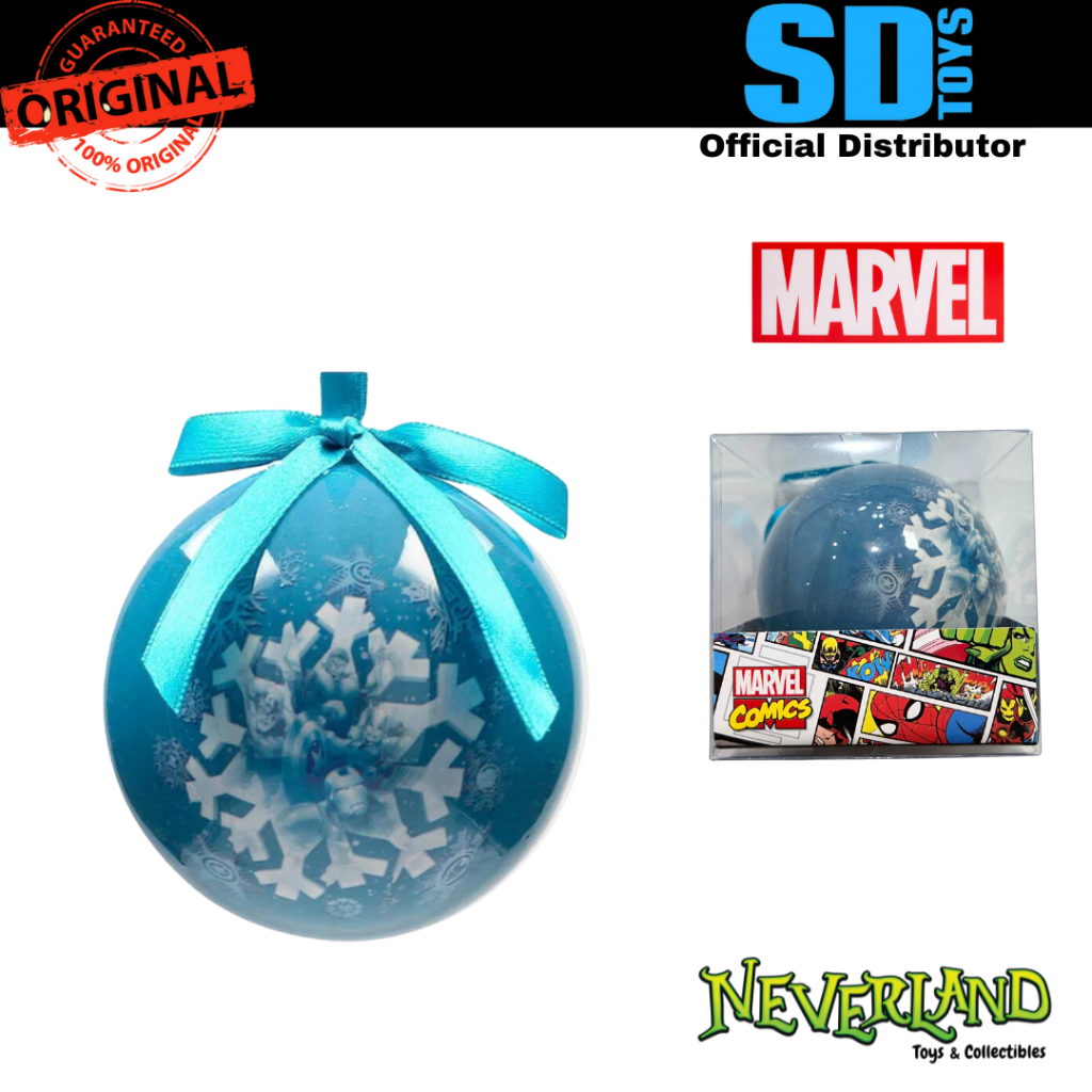 (SD Toys) Marvel Heroes White Christmas Ornament