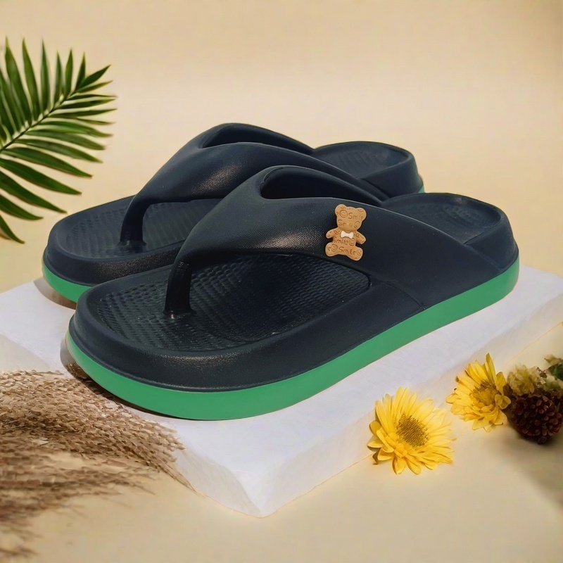 TIKP อุปกรณ์เสริมฟรี รองเท้าแตะ fitflop สำหรับผู้หญิง EVA พื้นหนา กันลื่น รองเท้าแตะลําลอง รองเท้าเต