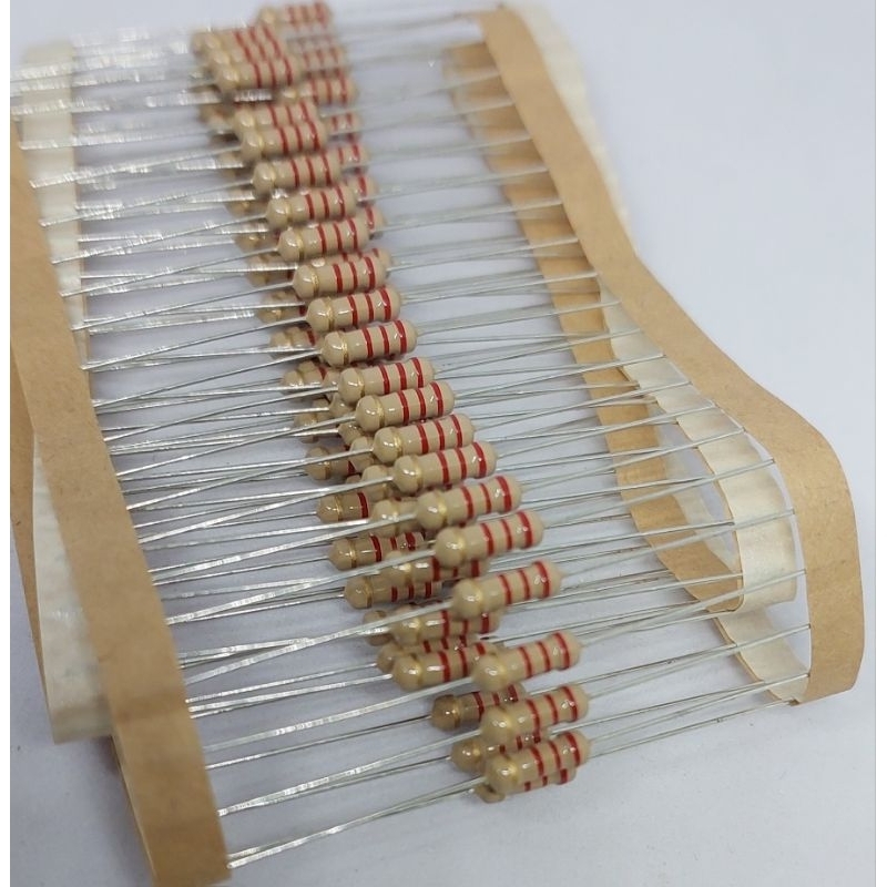 ( 20 ตัว / แพ็ค ) R 2.2K  1/2 วัตต์  , 5% ตัวต้านทาน ,Resistor