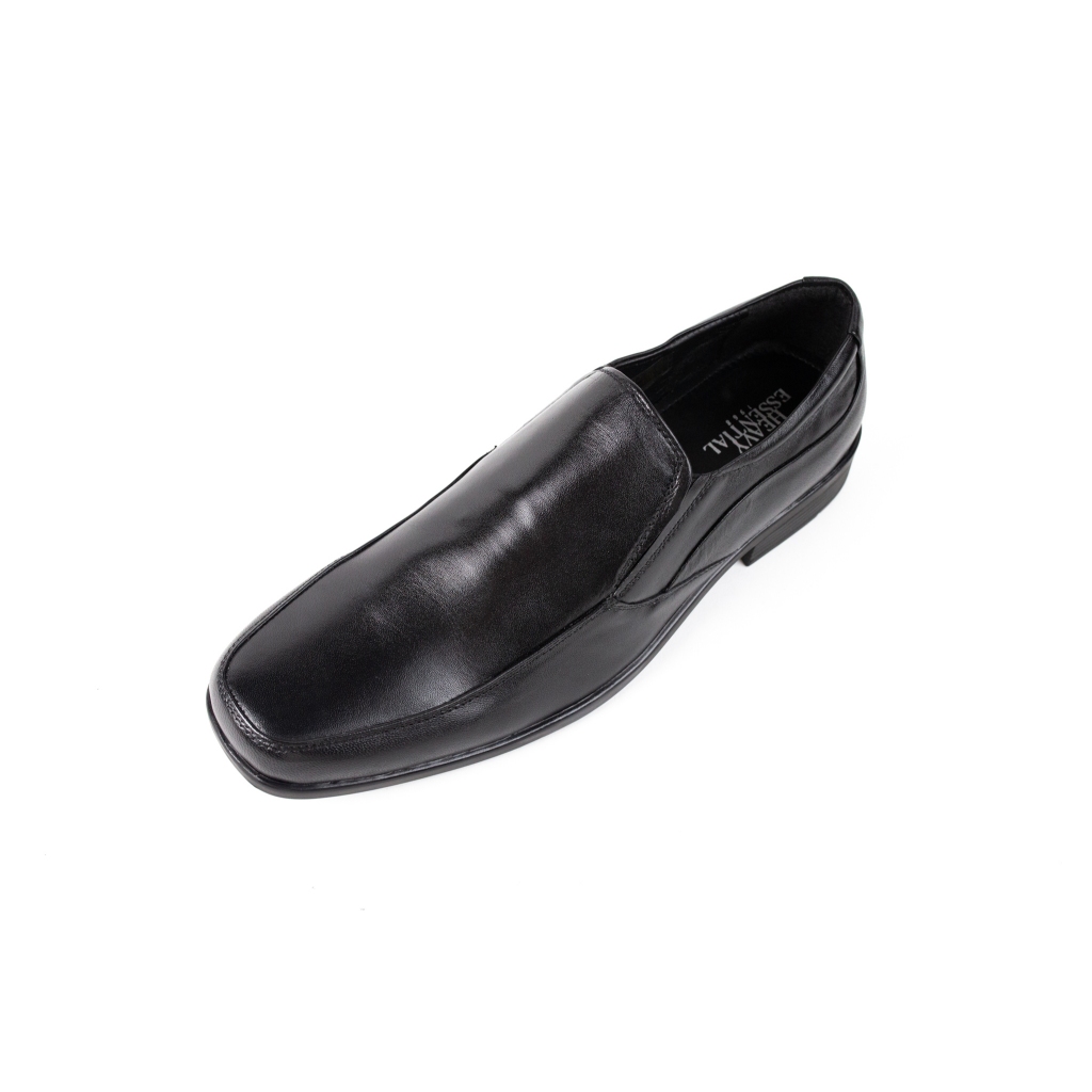 HEAVY SHOES รองเท้าแบบสวมหนังแกะรุ่น NB4902 สีดำ
