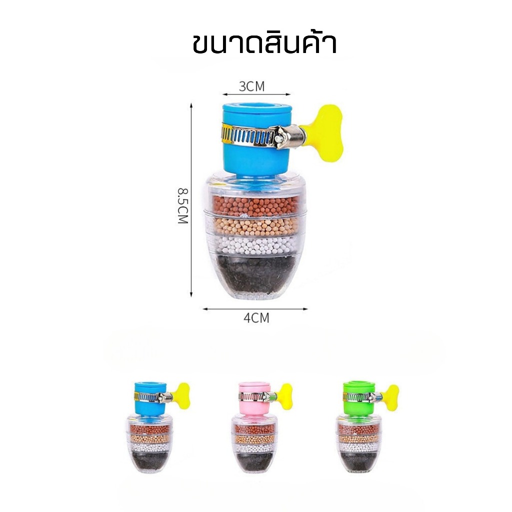 หัวต่อก๊อกน้ำ(หินชั้นกรอง6ชั้น)หมุนได้360° กันน้ำกระเด็น หัวกรองก๊อกน้ำ - รูปที่ 7