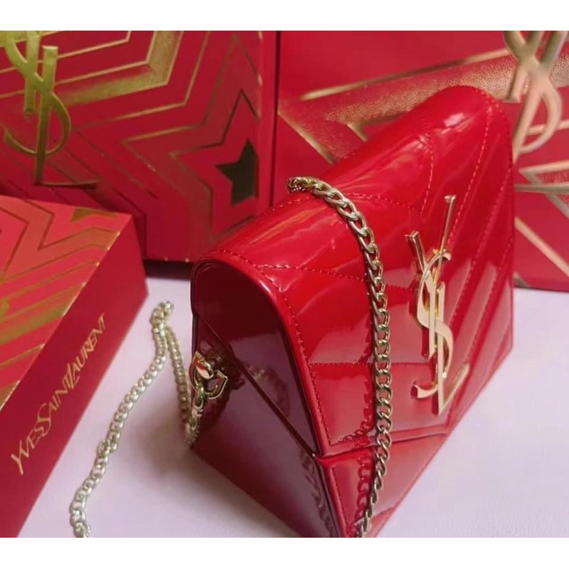 YSL 2024 limited set lipstick Perfume กระเป๋าเครื่องสำอาง