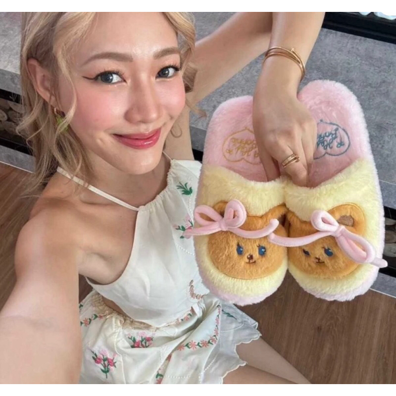 พร้อมส่ง-ใช้โค้ดคุ้มได้ รองเท้า Slippers Hej Bonnie นุ่มนิ่ม น่ารักมากกก