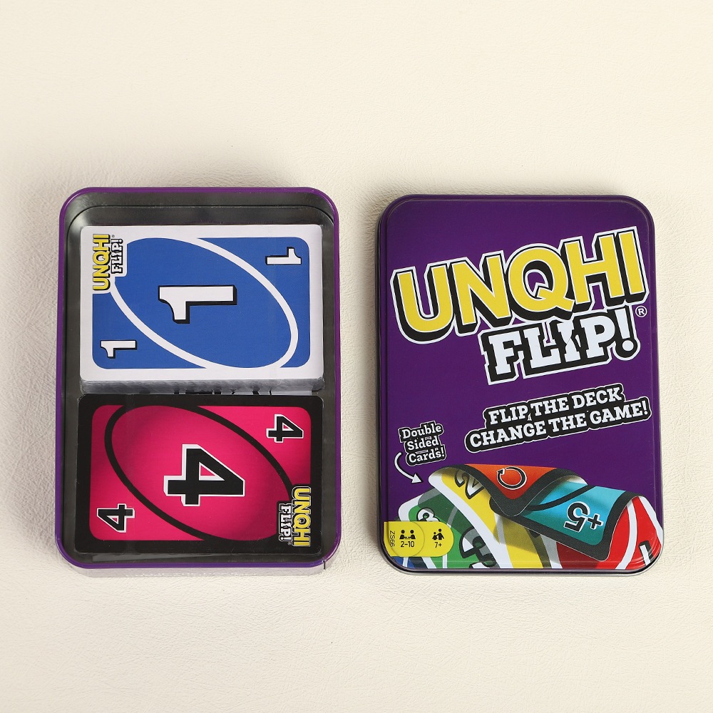 dmmilk การ์ดเกม บอร์ดเกม UNQHI FLIP! กล่องม่วง