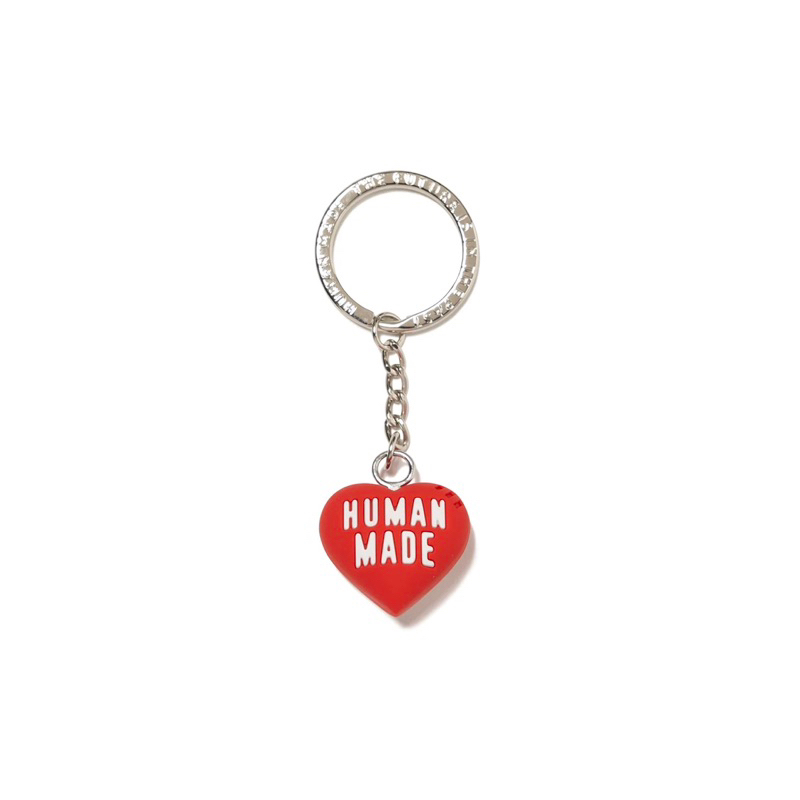 (พร้อมส่ง) พวงกุญแจ Human Made Hearth Rubber Key Chain