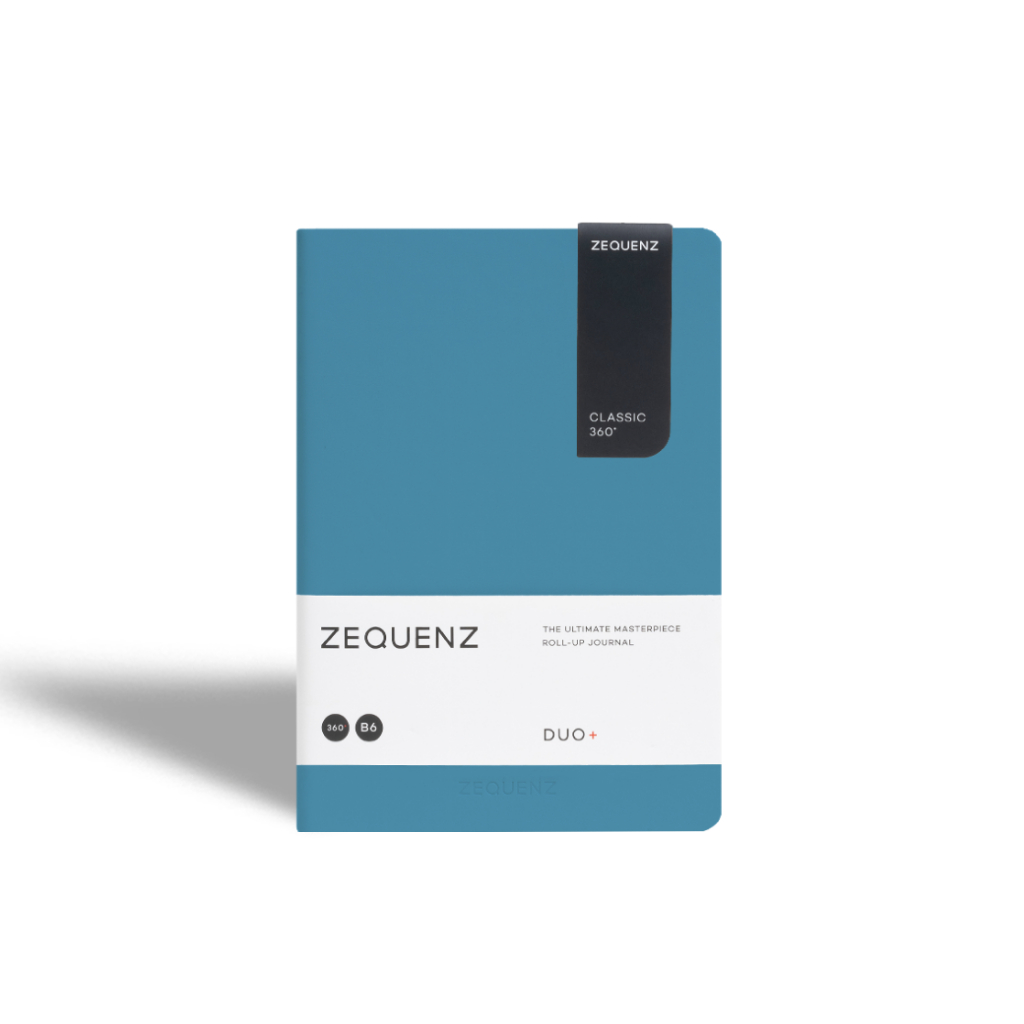 ZEQUENZ Duo+ สมุด ZEQUENZ รุ่น Duo+ สี Emerald Lagoon — صورة 2