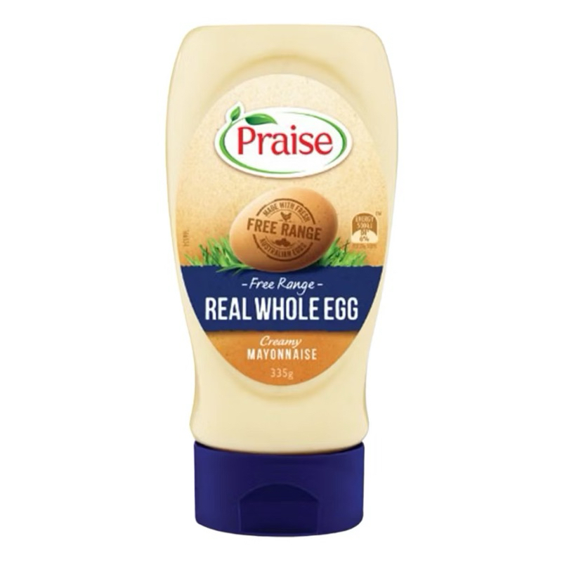 (แพ็ค 2 กระปุก) Whole Egg Mayonnise Praise 335 G./มายองเนสทั้งไข่ Praise 335 ก.