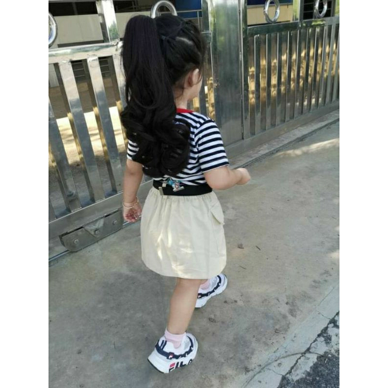 ชุดพนักงานสเวนเซ่น(งานป้าย)#ชุดเด็ก#ชุดขายไอติม - รูปที่ 4