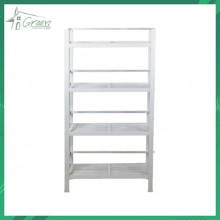 A1244 ชั้นอลูมิเนียมคว่ำจาน 4 ชั้น อเนกประสงค์ เก็บของในห้องครัว อลูมิเนียม ไม่เป็นสนิม (ขนาดใหญ่)