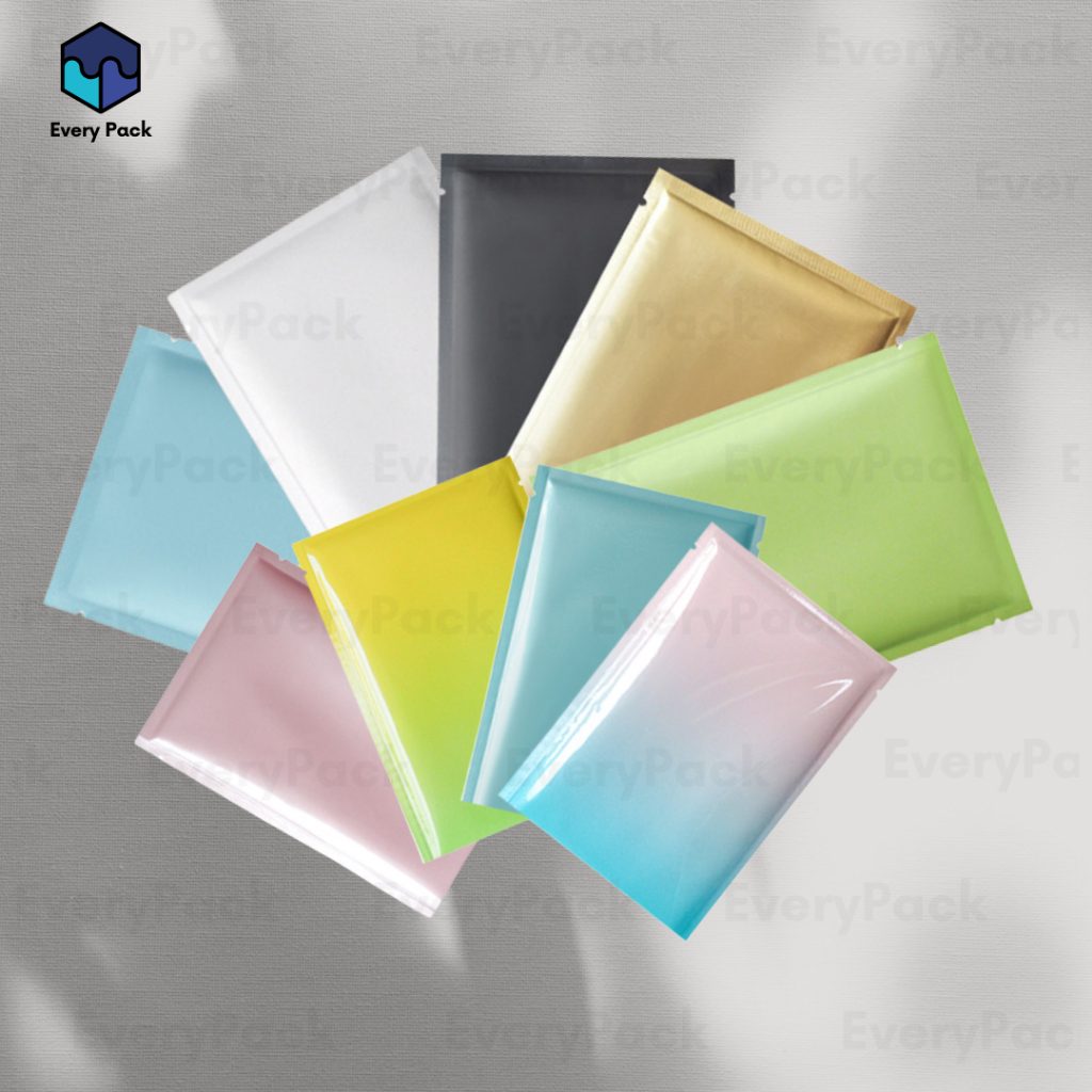 [แพ็ค 100 ใบ] ซองซีล ถุงฟอยล์ ถุงซีล ซองซีล3ด้าน ฟอยล์ทึบ ตั้งไม่ได้ หน้า-หลังทึบ ซอง อลูมิเนียมฟอยล์ [PB26] - รูปที่ 3