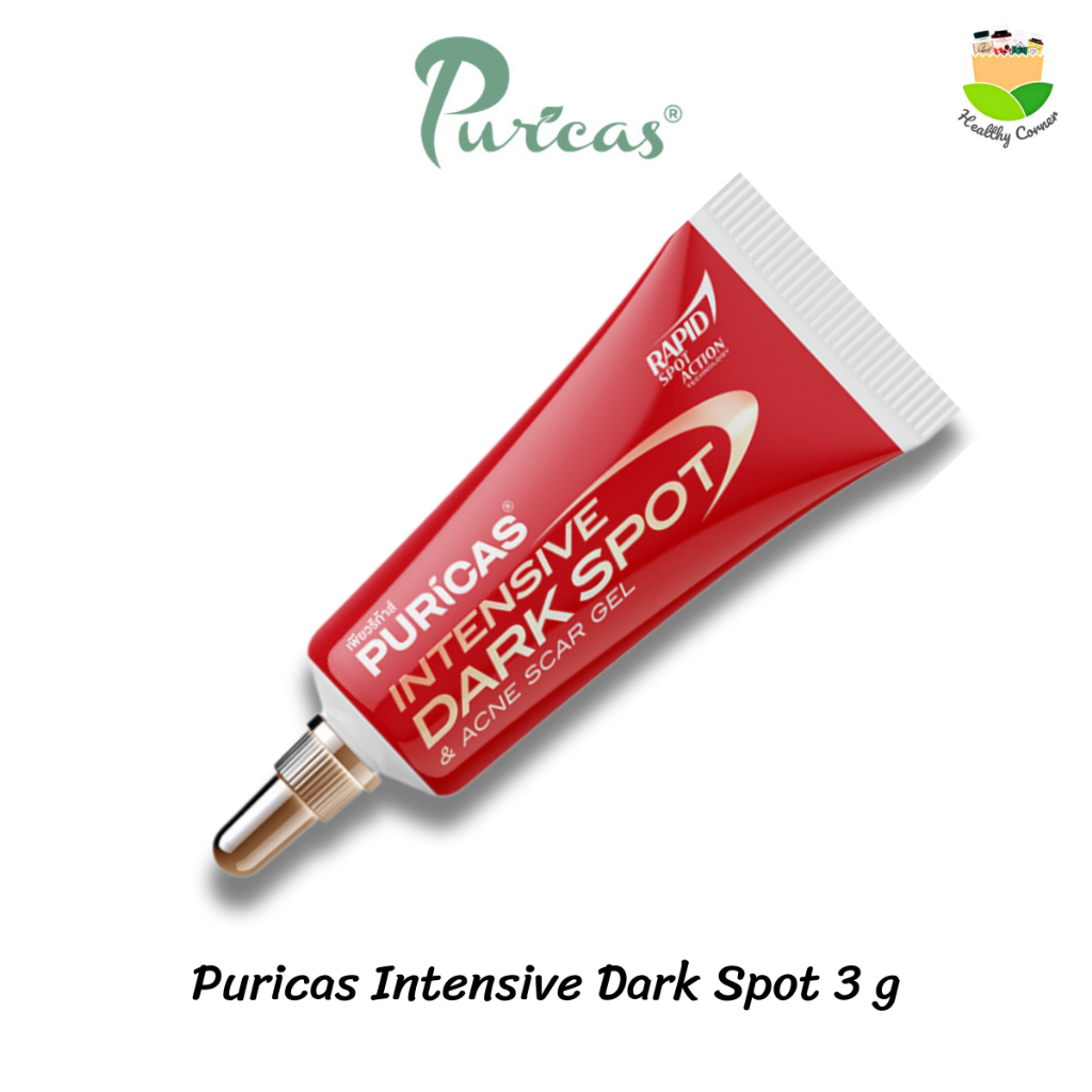 Puricas Dark Spot & Acne Gel 3g เพียวริก้าส์ ดาร์ก สปอต ลดรอยดำจากสิว 3 กรัม - รูปที่ 2