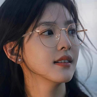 แว่นสายตาสั้นอินเทรนด์ บุคลิกภาพแฟชั่น คุณภาพสูง เทรนด์สไตล์เกาหลี แว่นกรองแสงสีฟ้า สไตล์เรียบง่าย มีหลายสีให้เลือก