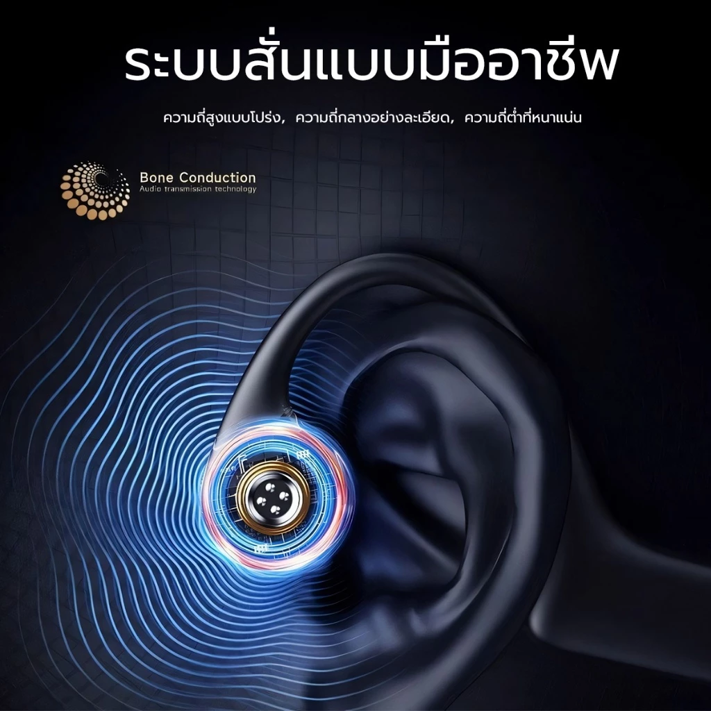 JQVITEK BC61 Bone Conduction Bluetooth 5.3 IPX6 กันน้ำ thumbnail 7