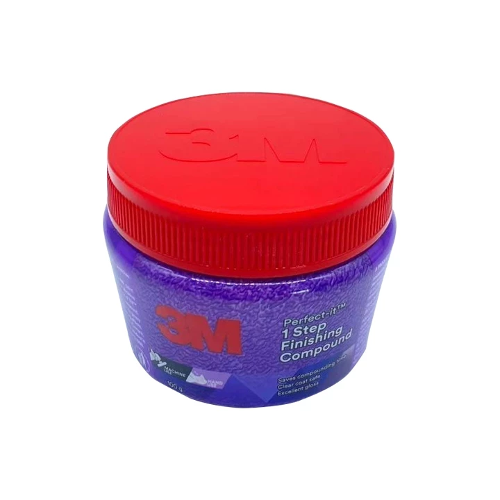 3M PERFECT-IT II 1 STEP น้ำยาขัดสี ลบรอยขนแมว ขนาด 100 กรัม + 3M ผ้าไมโครไฟเบอร์ 30x30 cm. สีฟ้า thumbnail 5