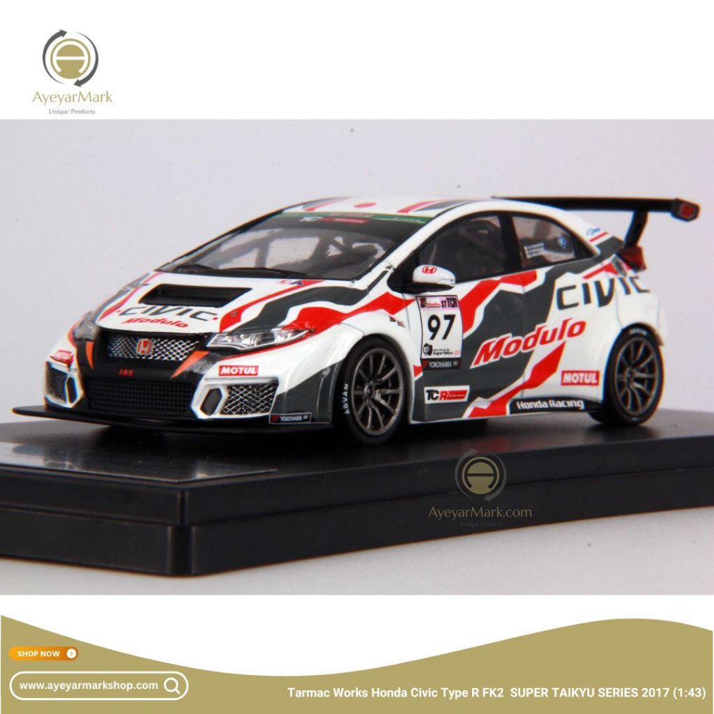 Tarmac Works Honda Civic Type R FK2 SUPER TAIKYU SERIES 2017 (1:43)