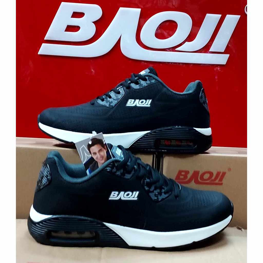 Baoji บาโอจิ รองเท้าผ้าใบผู้หญิง สีดำ/ขาว รุ่น BJW322 งานดีมาก สวยมาใหม่ ใส่นุ่ม เบา สบายเท้า
