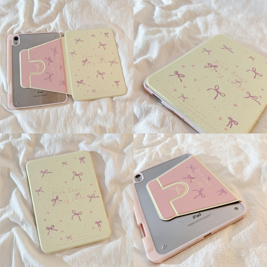 จัดส่งทันที เคสไอแพด น่ารัก Pro11 2024 Air7/6 11 Gen11Air5 การ์ตูน อะคริลิคหมุนได้ 360 Gen6/5 9.7 ราคา ถูกที่สุด ดีลบีเคเค แกลเลอรีภาพที่ 4