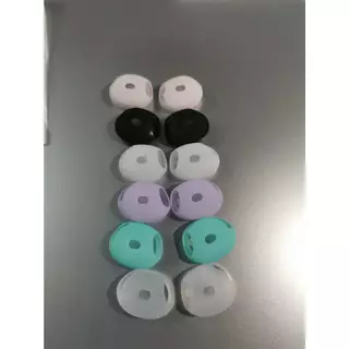 ซิลิโคนหูฟัง สำหรับแอร์พ็อต 4 1คู่(บางใส่เคสปิดฝาได้) Silicone Ear Gen 4 จุกยางซิลิโคน Silicone Ear Tips Skin Cover 1คู่