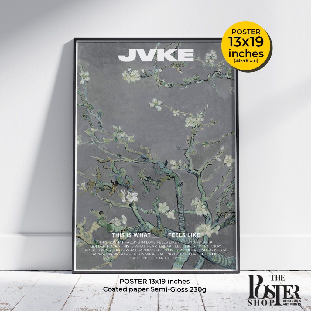 JVKE Posters This Is What___Feels Like Album Art-UNFRAMED ภาพขนาด 13X19 นิ้ว