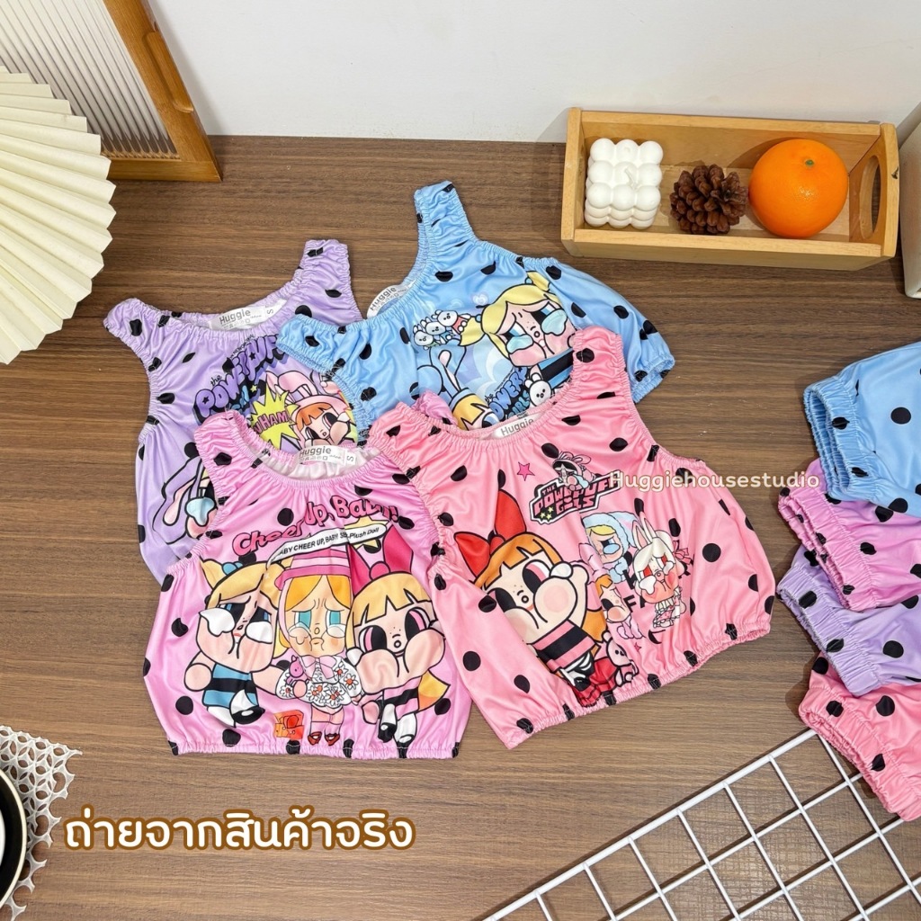 พร้อมส่ง น67-น70  3842 เซทลายจุด - รูปที่ 3