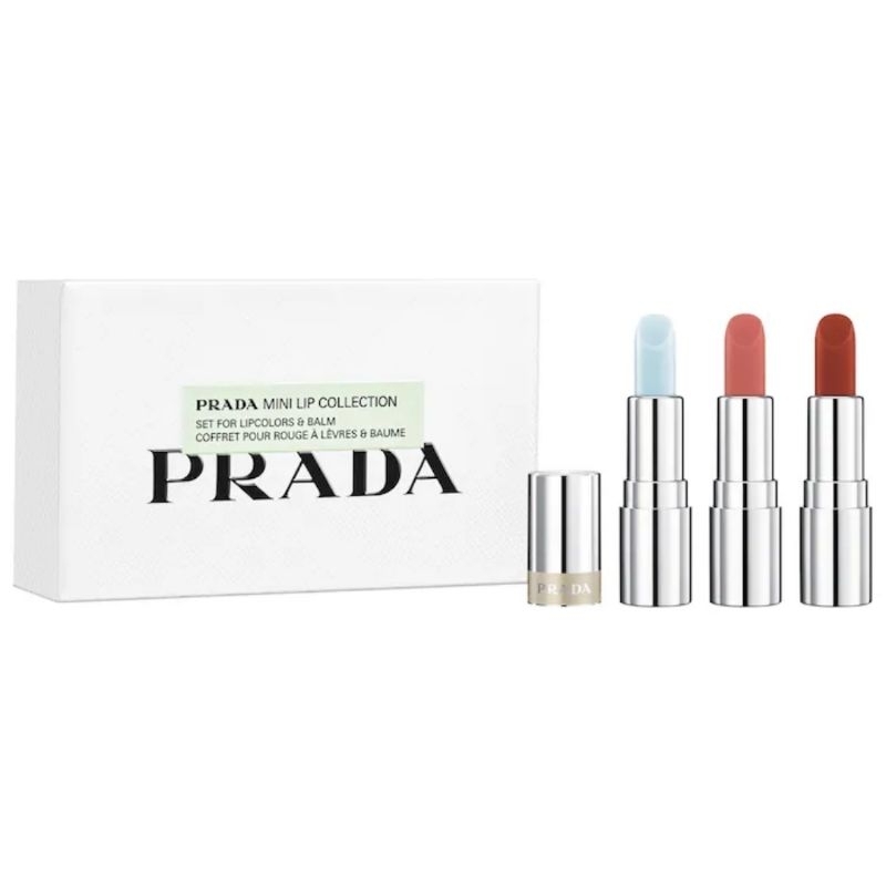 (พร้อมส่ง) Prada BeautyMini Moisturizing Lip Balm Set