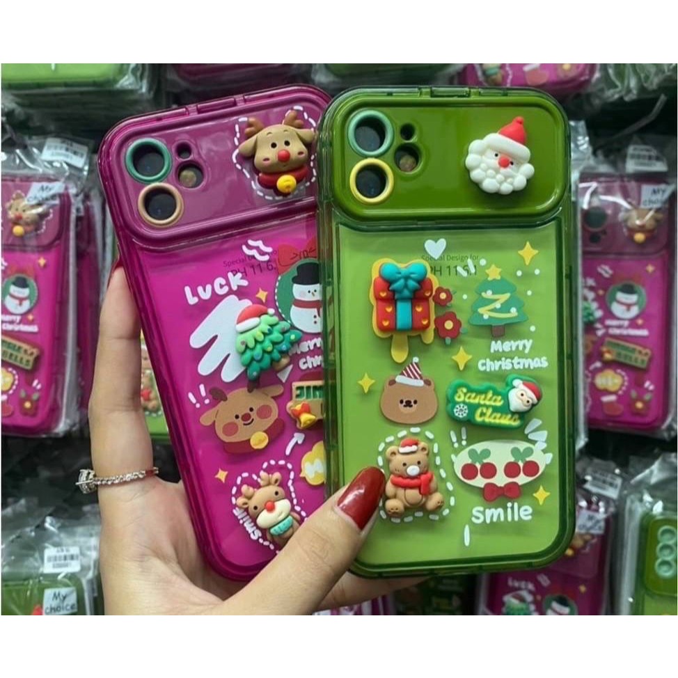 (พร้อมส่งจากไทย) เคสคริสมาสต์ 7-6plus-7plus-11-12-12promax-X-Xr 13promax-14-14promax15-15pro-15proma