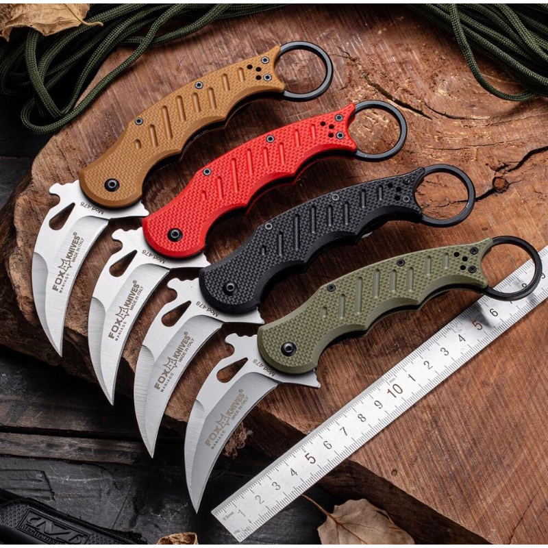 Fox Knives Mod 478 มีดพก มีดเดินป่า พร้อมส่ง ราคาถูก