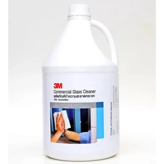 น้ำยาเช็ดกระจก 3m แบบขวดกลม 3M Glass Cleaner ผลิตภัณฑ์ทำความสะอาดกระจก ขนาด 3.8 L