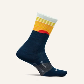 Feetures Elite/Trail Mini Crew ถุงเท้าวิ่งมาราธอน ขายดีอันดับหนึ่งในอเมริกา กระชับ ระบายอากาศดีสุด (รับประกัน 1 ปี)