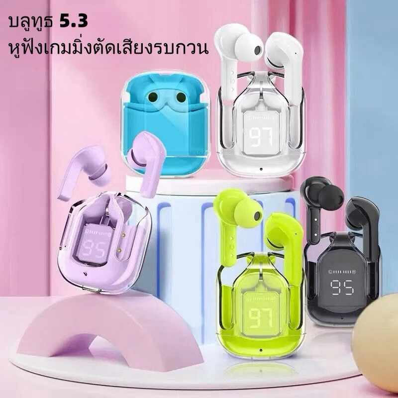 หูฟังบลูทูธไร้สาย หูฟังลูทูธ หูฟังTWS กันน้ำIPX4 เสียงดีมากHIFI มินิน่ารัก มีไมโครโฟน บลูทูธเวอร์ชัน5.3