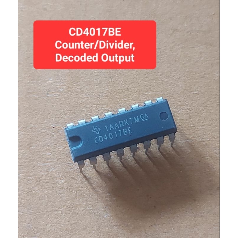 CD4017BE Counter/Divider, Decoded Output