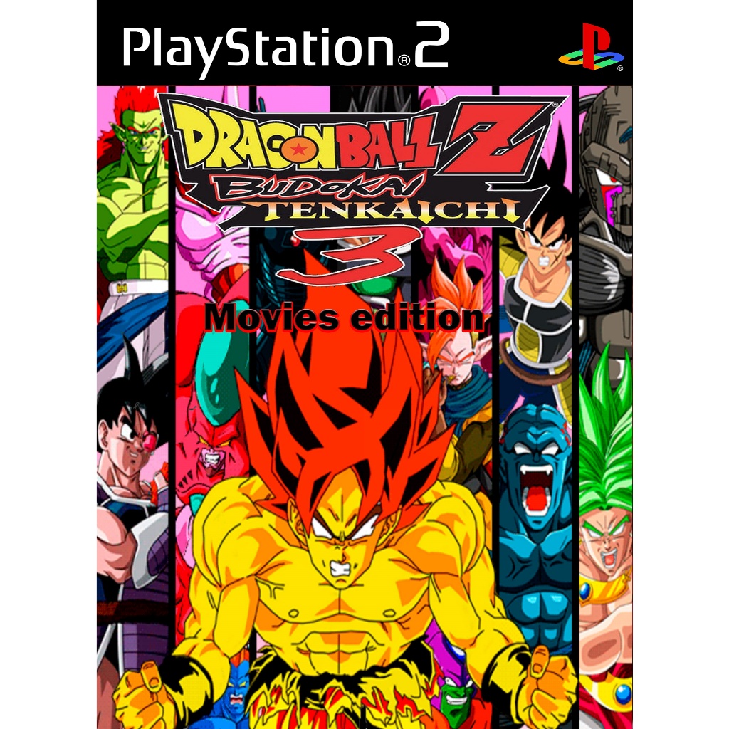 แผ่นเกมส์ PS2 DRAGON BALL Z BUDOKAI TENKAICHI 3 Movies edition สกรีนแผ่น คุณภาพ ส่งไว (DVD)