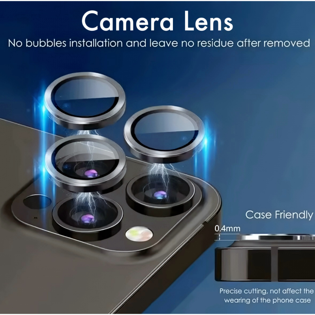 EP.2 [1ชุด] ฟิล์มเลนส์กล้อง สำหรับไอโฟน Camera Film ฟิล์มกล้องหลัง 16promax 15pro 14promax 14plus 13