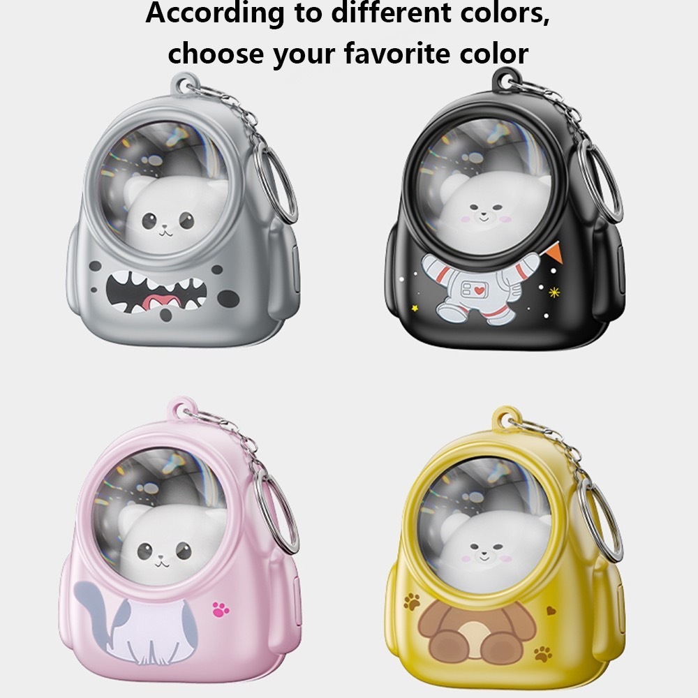 Smiling Shark TIP063 ไฟฉายขนาดเล็ก 4 สีตัวเลือก Multi Function soft Light พวงกุญแจน่ารัก Kitty จี้ super ทนทานในครัวเรือ