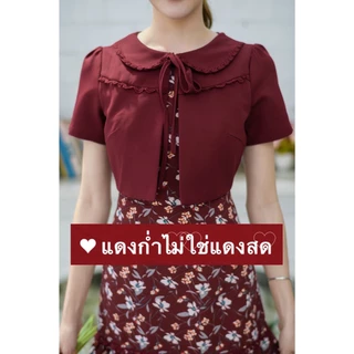 ZA011ชุดเดรสขนมชั้นทรงกั๊กงานผ้าลายดอกไม้สวยหวาน