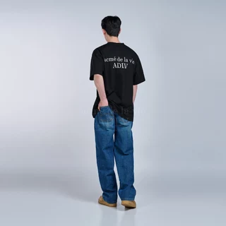 ADLV [acme de la vie] เสื้อยืด Oversize รุ่น Basic Short Sleeve T-Shirt 2 Black (50011OBSSSU_F4BKXX)