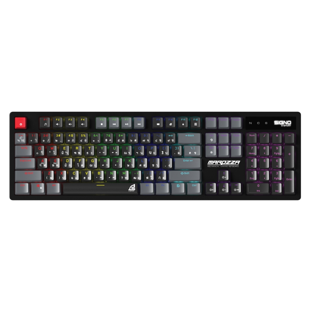 SIGNO E-Sport Mechanical Gaming Keyboard MAROZZA รุ่น KB-722 (คีย์บอร์ด เกมมิ่ง)