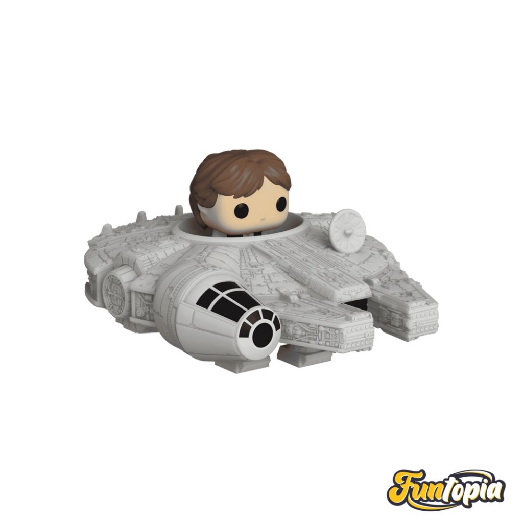 Funko POP! (83623) : Han Solo with The Millennium Falcon Bitty POP! Ride: Star Wars by Funko