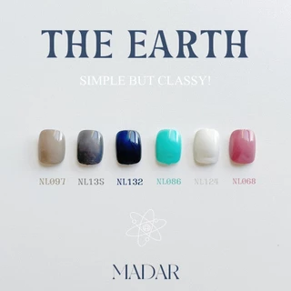 Madar ยาทาเล็บ The Earth สีเจลไม่ต้องอบ High Gloss ขนาด 7 ML.