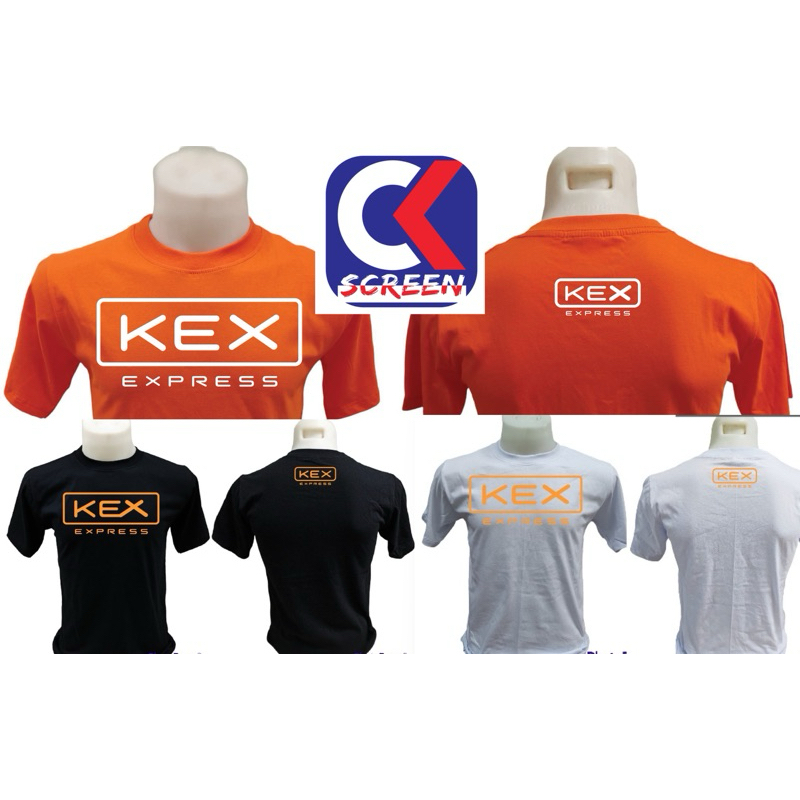 C13 เสื้อยืดสกรีน KEX Express แขนสั้น แขนยาว ทรงตรง ใส่ได้ทั้ง หญิง ชาย คอทตอน100%