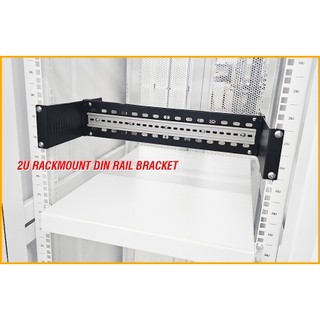 2U RACKMOUNT DIN RAIL BRACKET FOR 19"standard